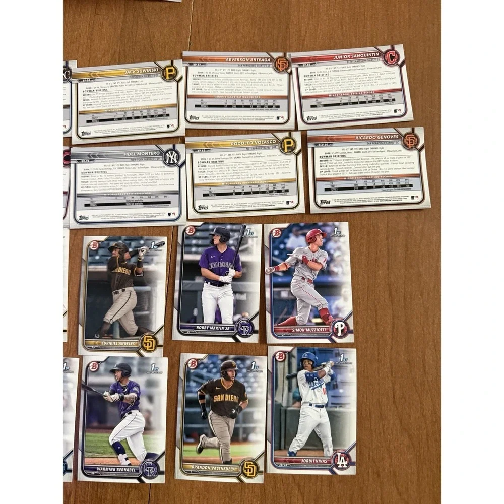 Topps 2022 MLB baseball cards BP Random lot‎ of 50, no dupes